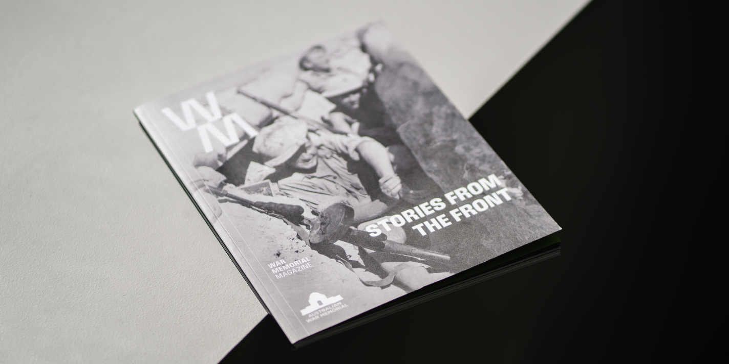 The cover of WM Magazine in the sunlight